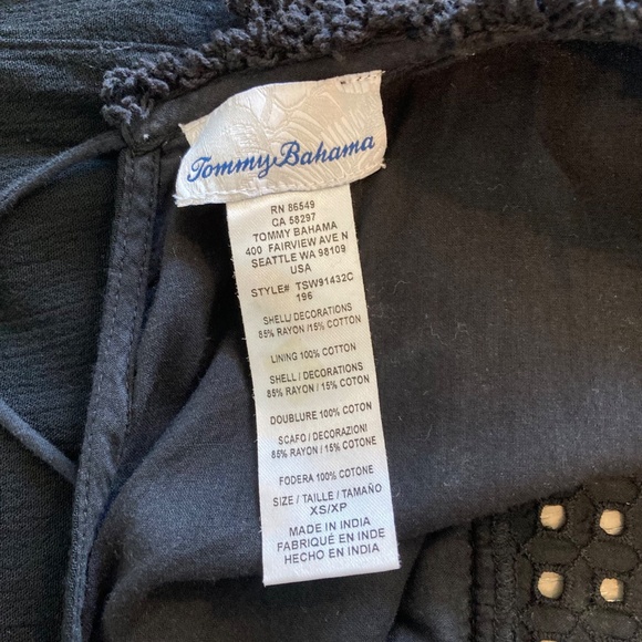 🖤 Tommy Bahama Black Sleeveless Dress - Picture 3 of 4